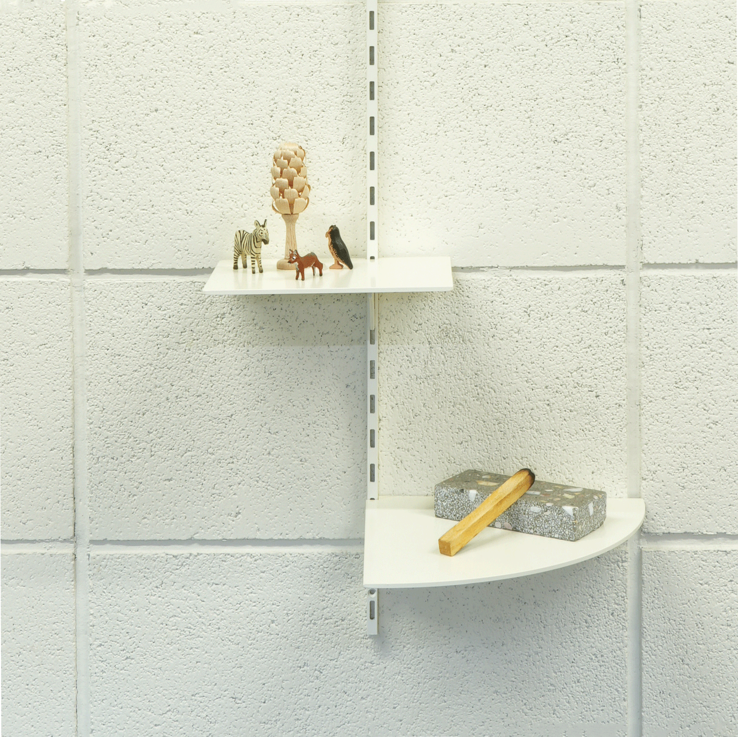 Wall Shelf -Milky white